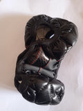 housses de volants noir cuir