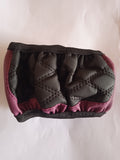 housses de volants noir & violet cuir