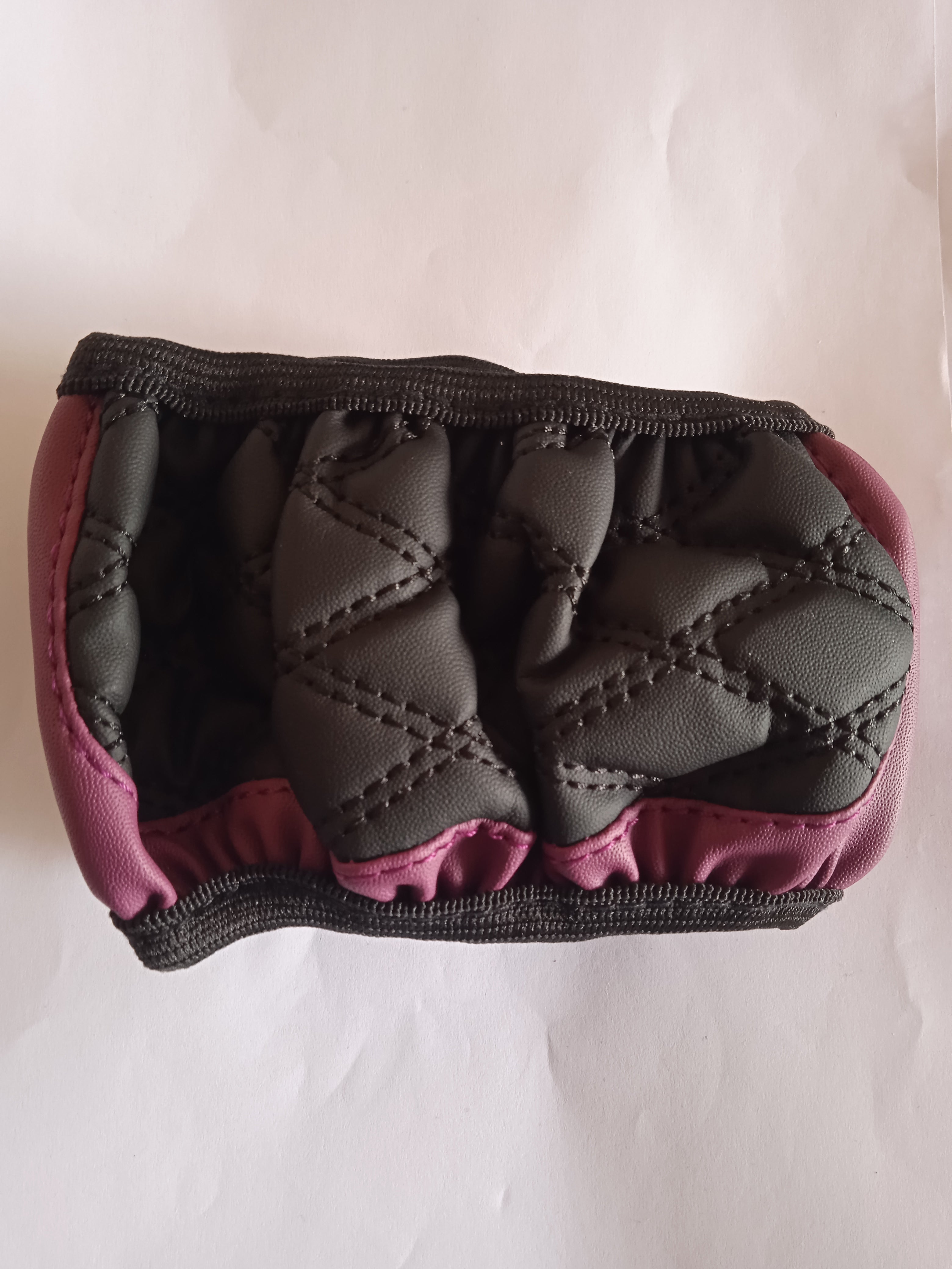 housses de volants noir & violet cuir