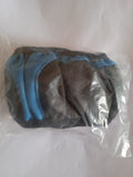 housses de volants bleu foncé & noir cuir