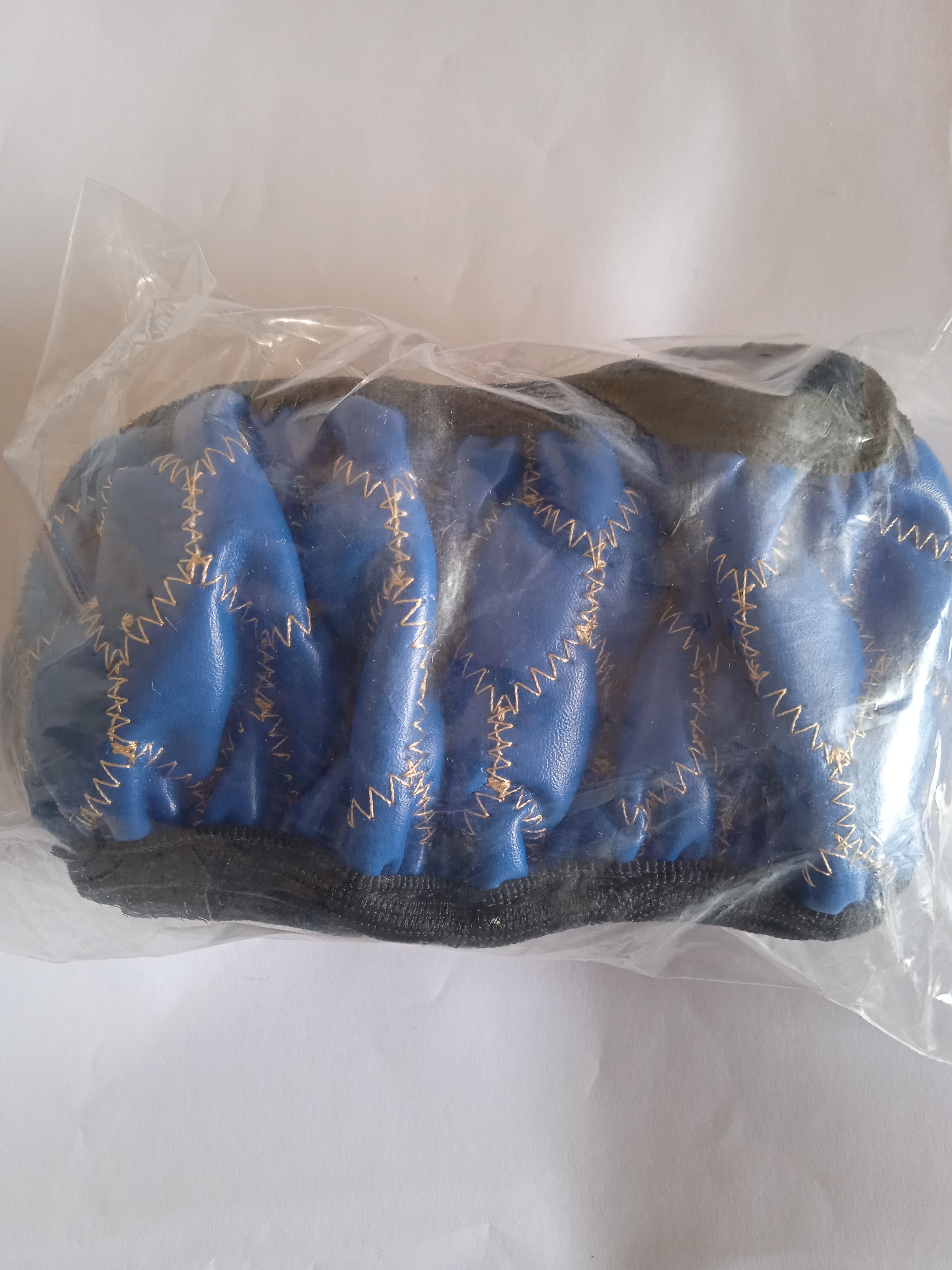 housses de volants bleu é noir cuir