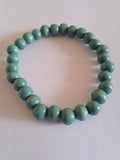 bracelet femme vert perle de protection