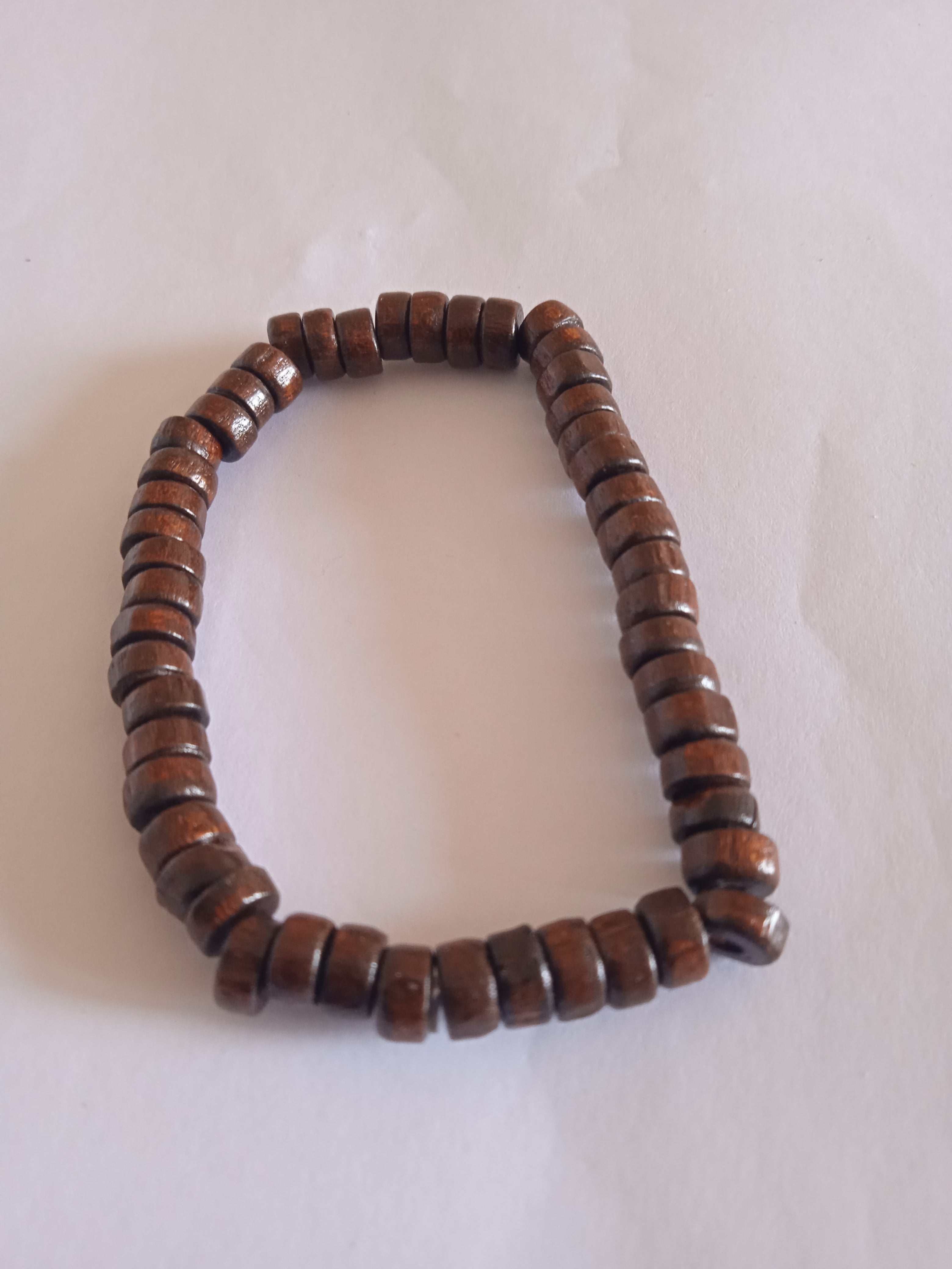 bracelet femme bois marron simple