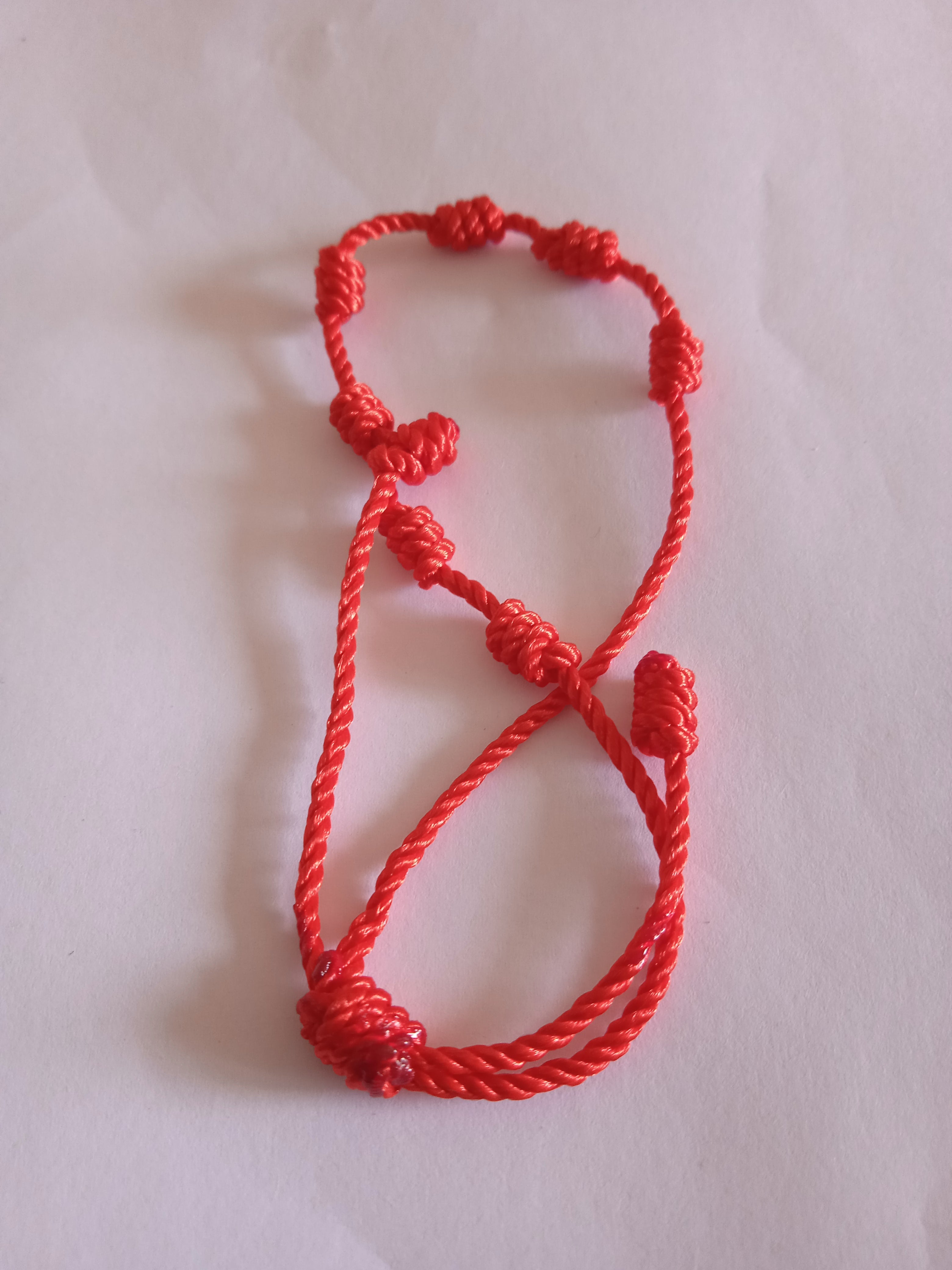bracelet femme tissu rouge cordon raffinée ajustable