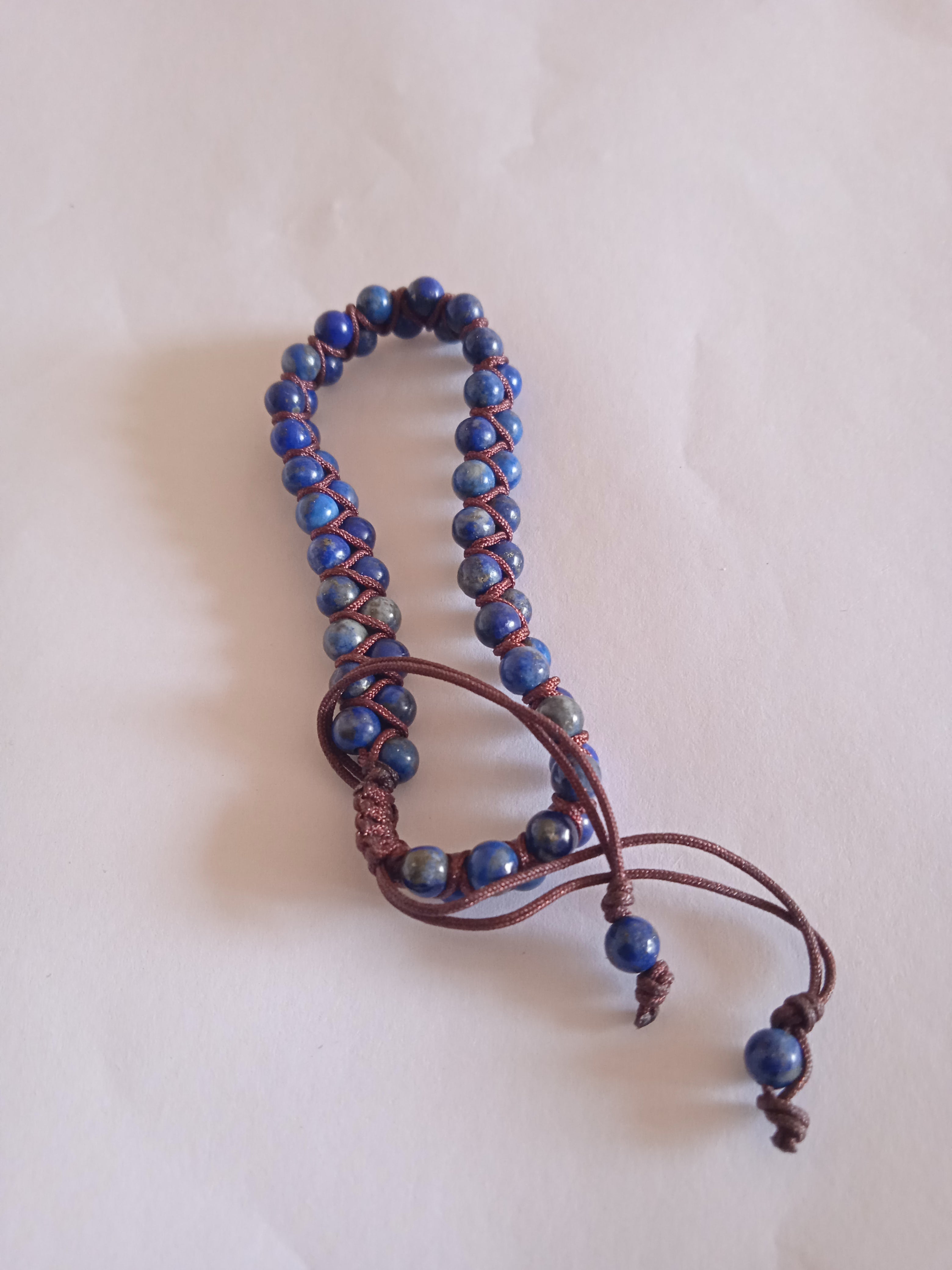 bracelet femme bleu foncé ajustable