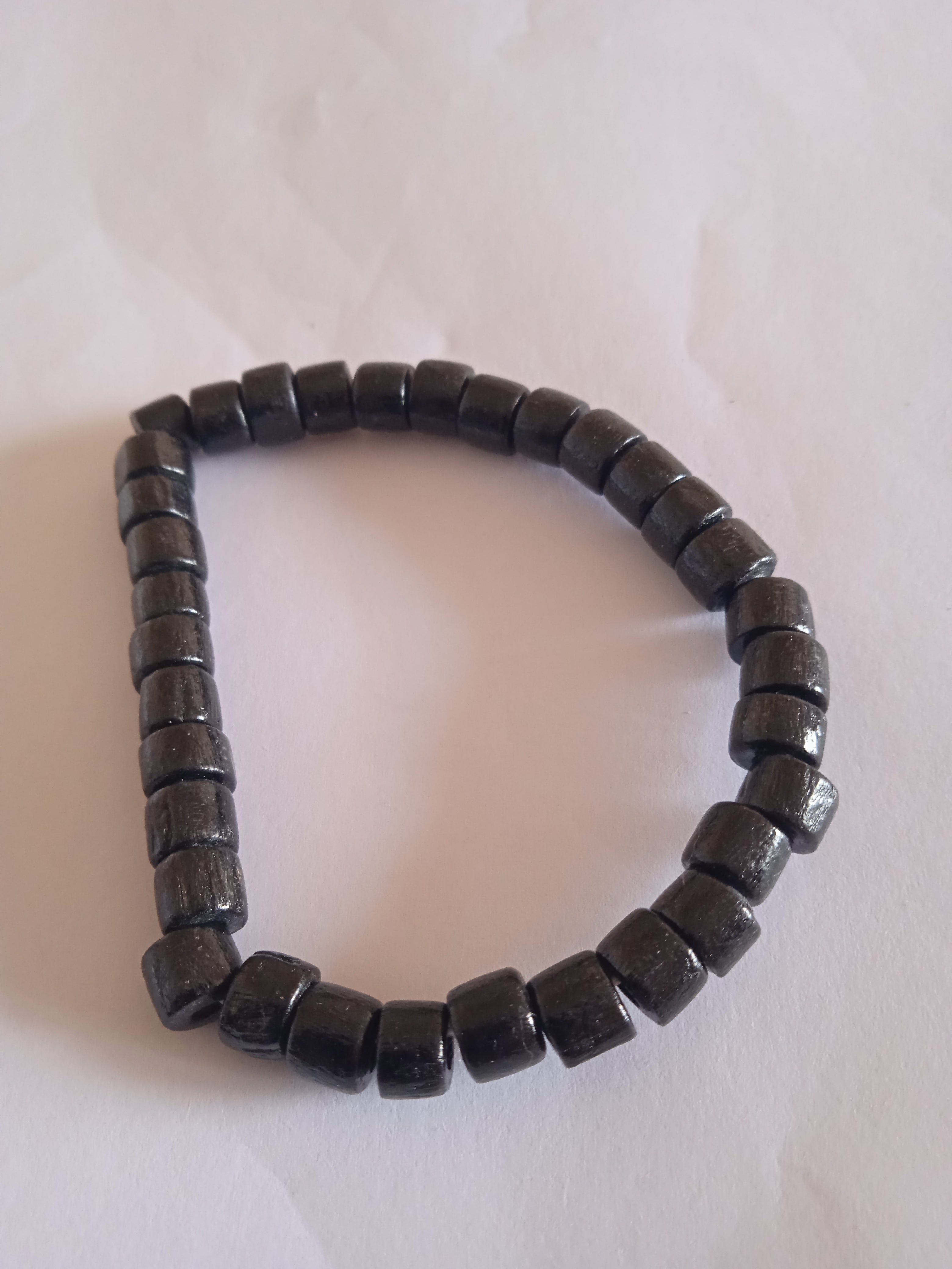 bracelet mixte noir en bois