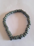 bracelet femme gris marbre en bois