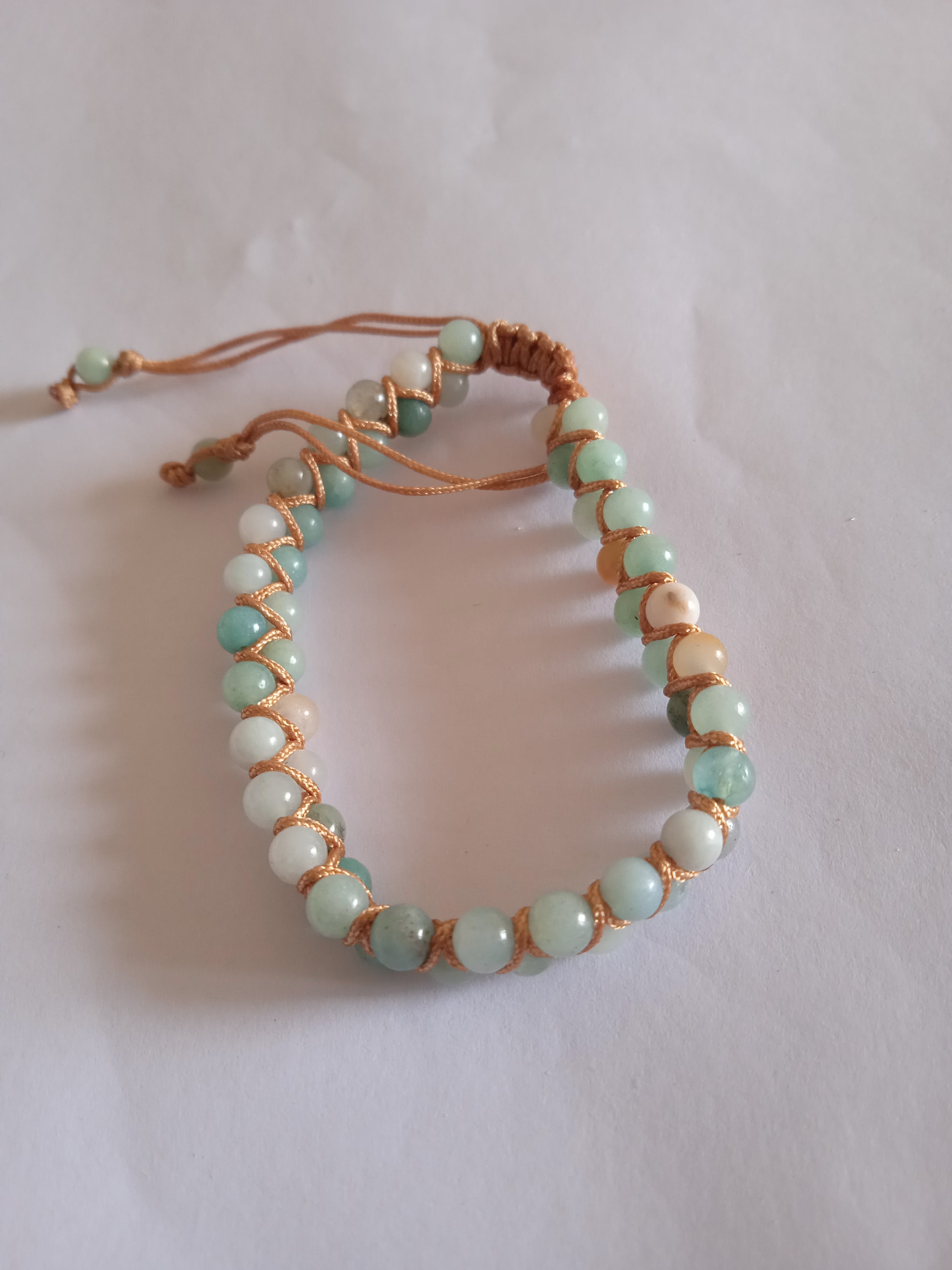 bracelet femme bleu turquoise ajustable
