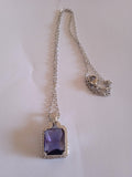 l'ensemble chaine femme violet acier