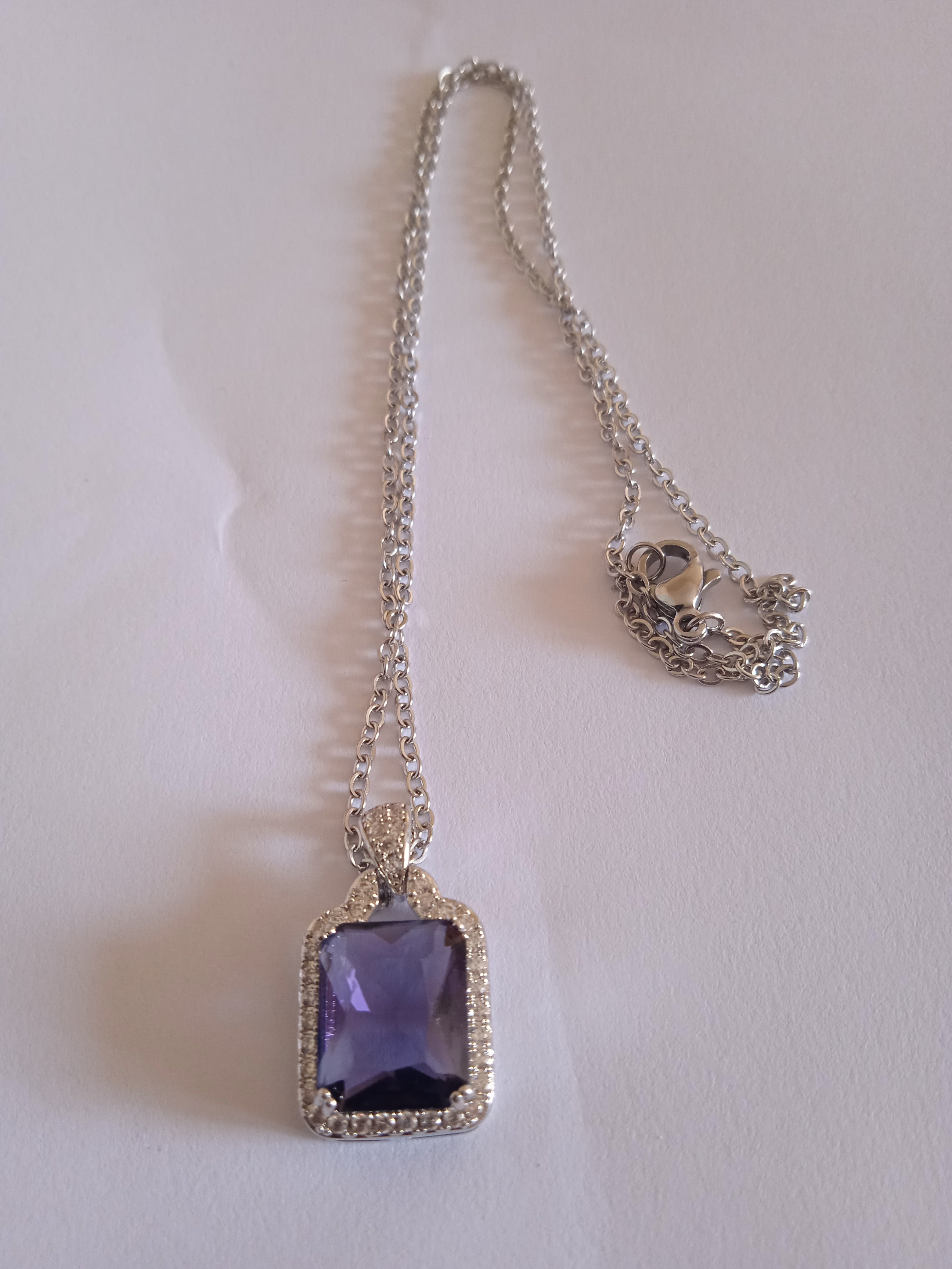 l'ensemble chaine femme violet acier