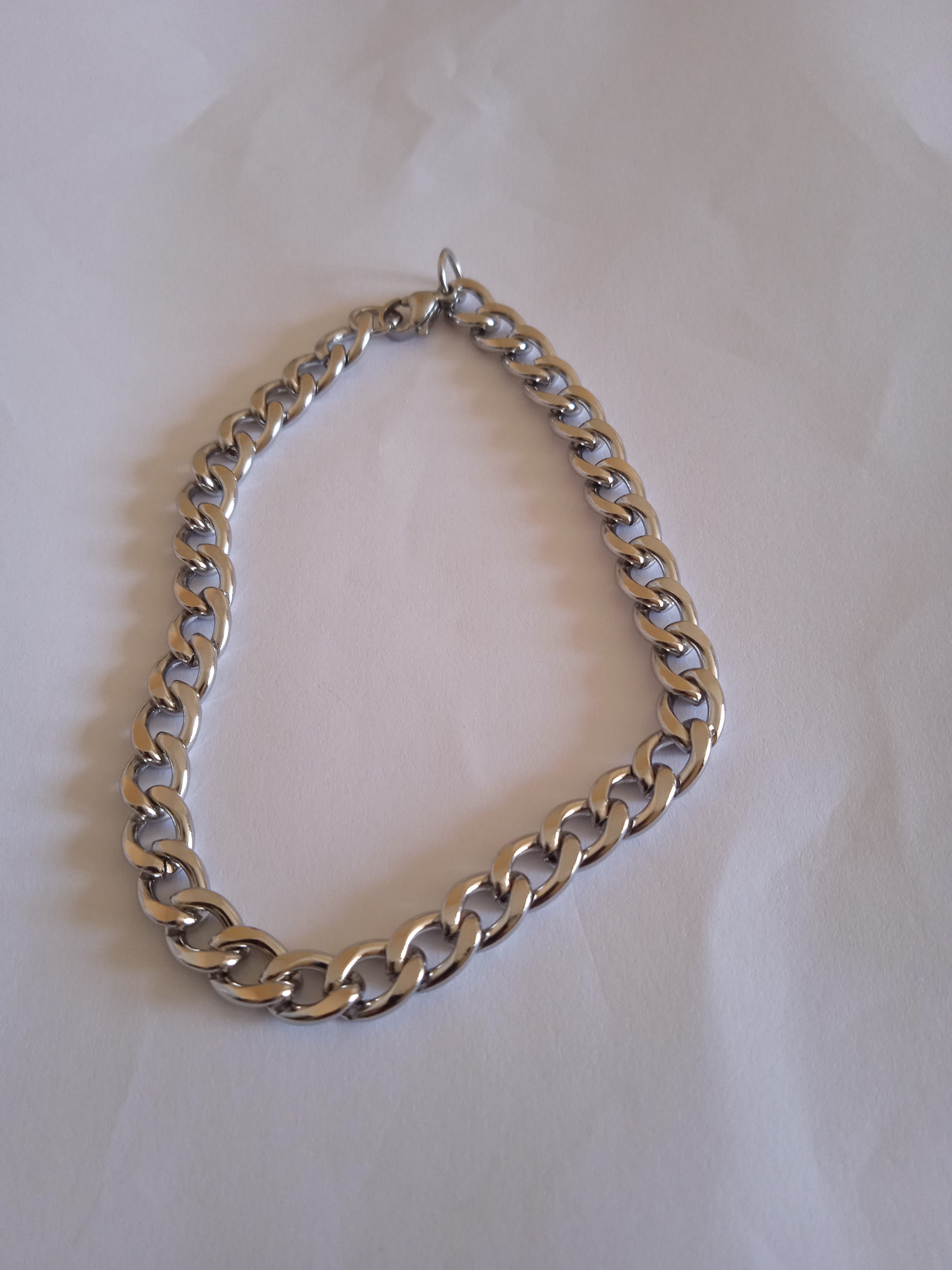 bracelet homme maille simple acier