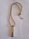 l'ensemble chaine tressé pendentif homme acier