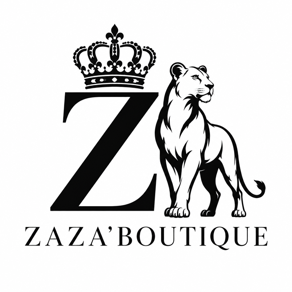 Logo ZAZA'BOUTIQUE avec texte